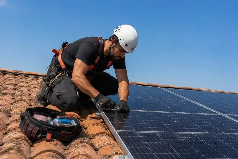 Maintenance et monitoring de panneaux solaires aux Cluses